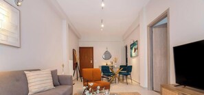 TV - Cozy Athens Home · 2BR · Sleeps 5 · Near Acropolis (Athens)