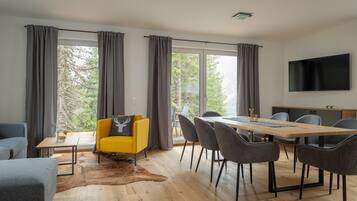 Chalet Comfort, 3 kamar tidur | Ruang keluarga