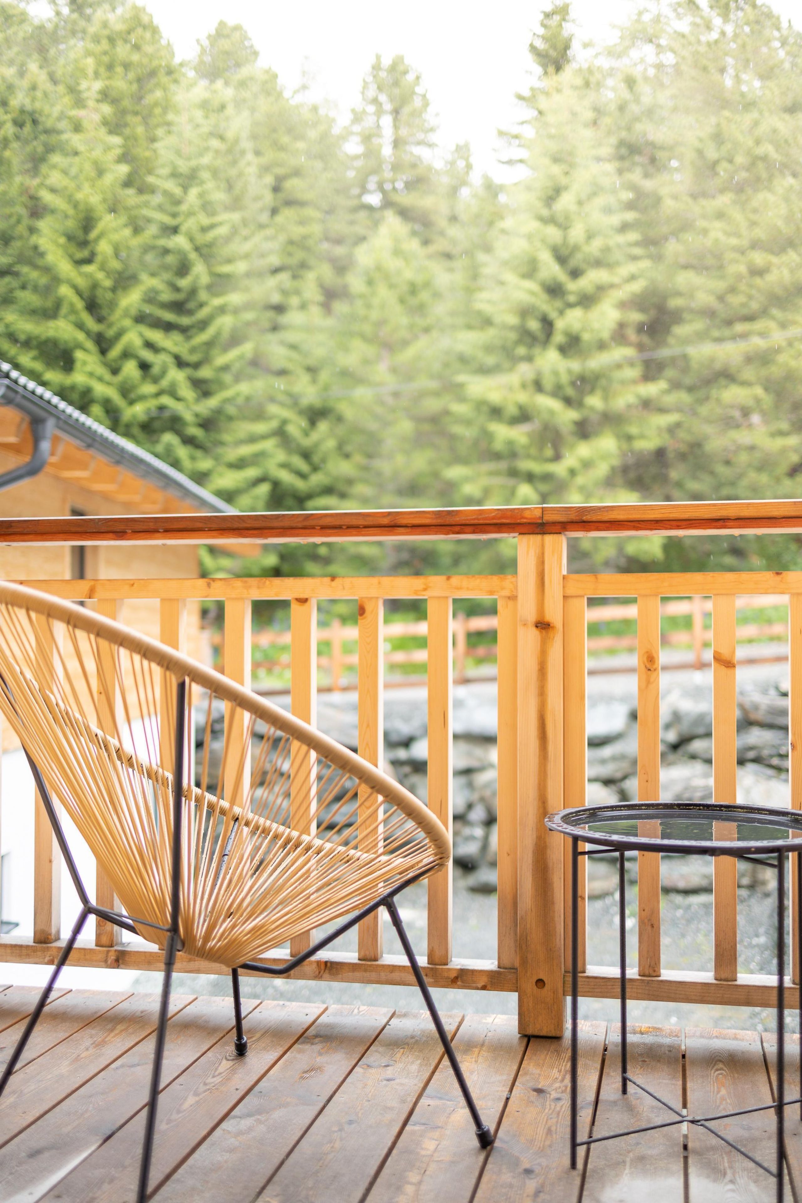 Chalet Klasik, 4 kamar tidur | Balkon