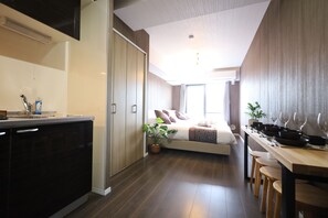 Quarto duplo luxo | Opções para refeição