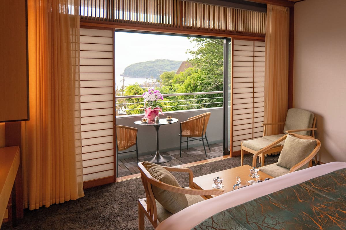 Standard-Doppelzimmer, Balkon, Buchtblick