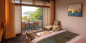 Standard-Doppelzimmer, Balkon, Buchtblick