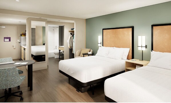 Studio Suite, 2 Queen Beds - LivSmart Studios by Hilton Columbia Greystone (Columbia)