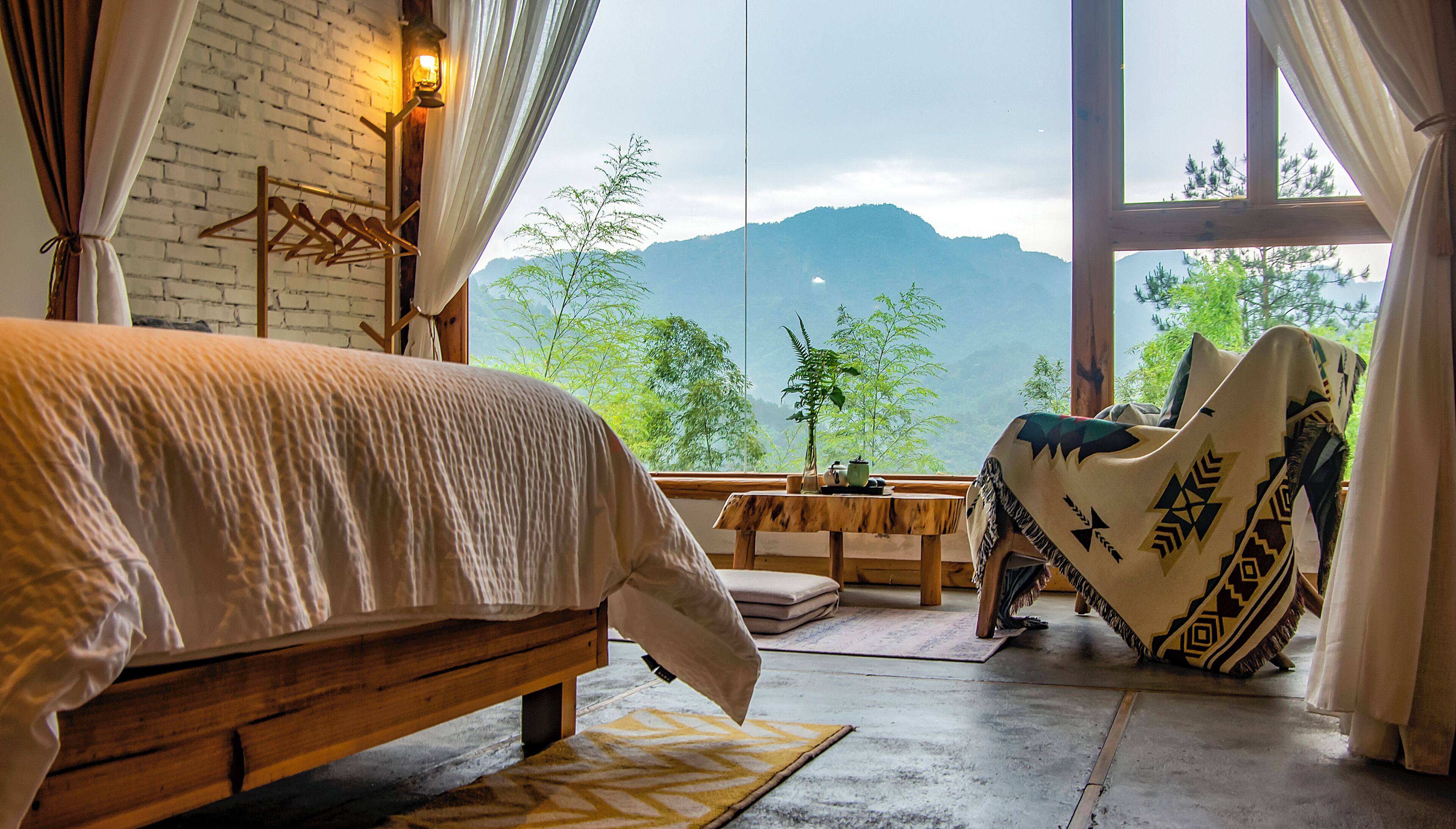 高級雙床房, 山景