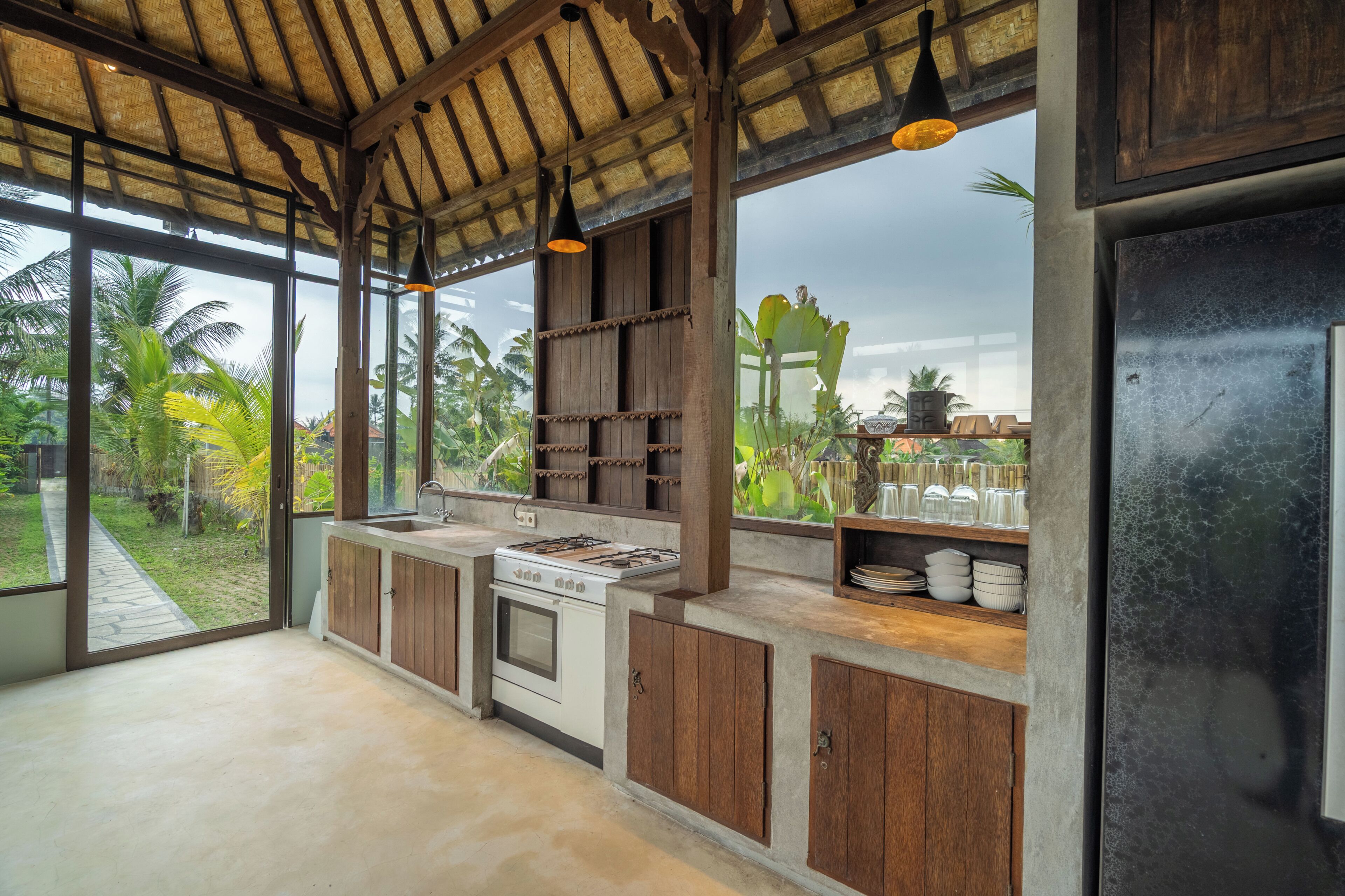 Vila Keluarga, 2 kamar tidur, kolam renang pribadi | Dapur pribadi | Lemari es besar, oven, kompor, dan peralatan masak/sendok-piring