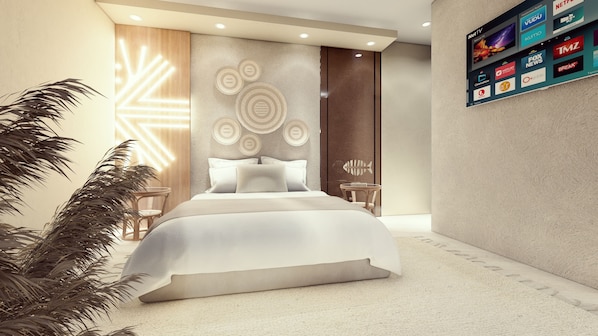Classic Room | Minibar, in-room safe, individually furnished, bed sheets - Lentischi Hotel - Adults Only (Simius)