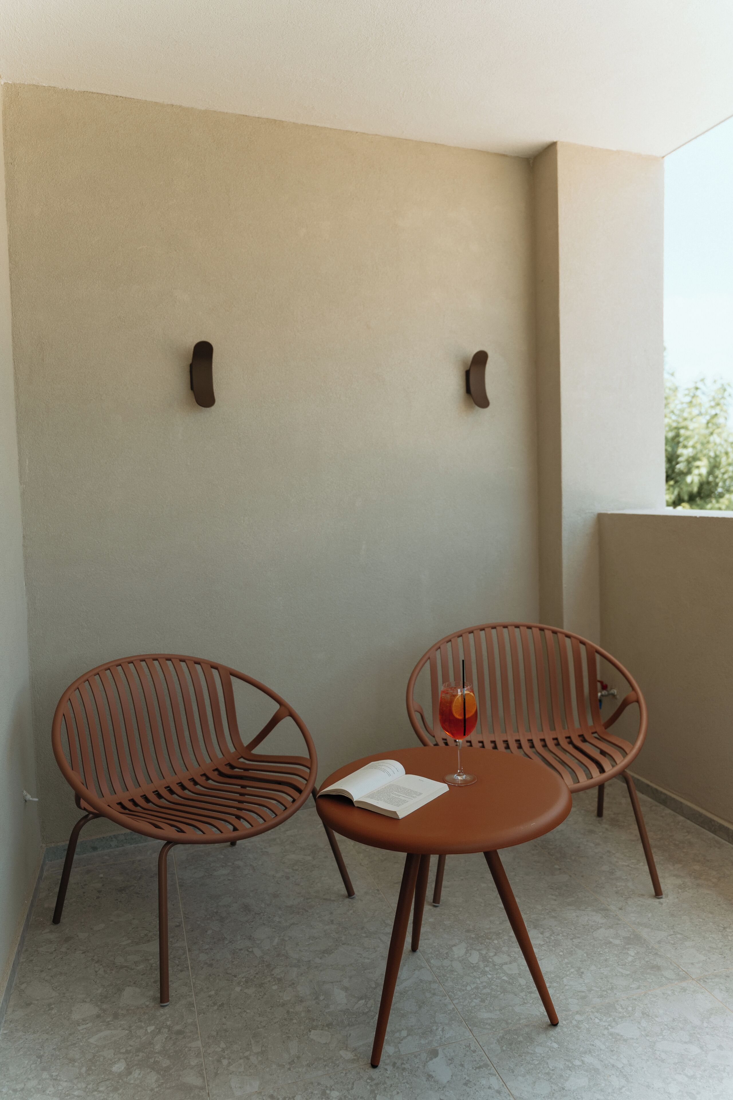 Quarto casal luxo | Terraço/pátio