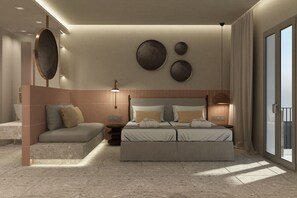 Doppia Deluxe | Una cassaforte in camera, una scrivania, tende oscuranti