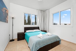2 bedrooms, iron/ironing board, WiFi, bed sheets - Cosy 2Br Family Apartment - Mythical Sands Resort (Paralimni)