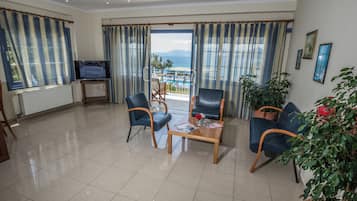 Sala de estar en el lobby