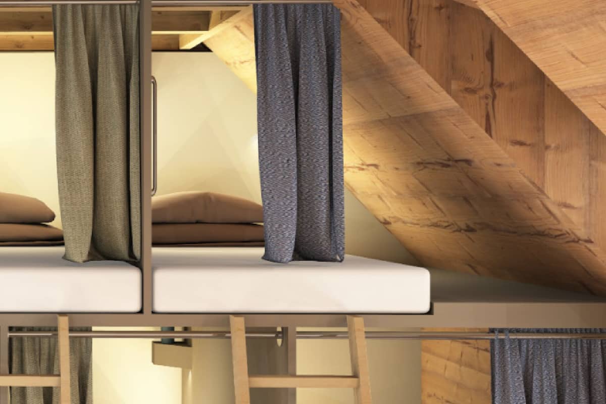 Dormitório compartilhado conforto