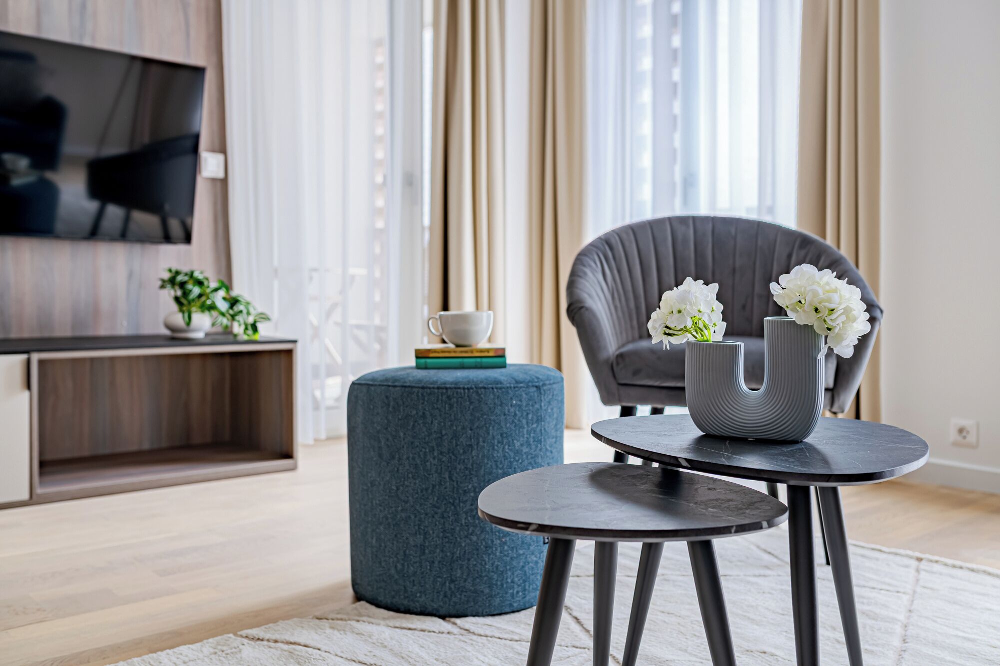 Apartment, Non Smoking | Living area