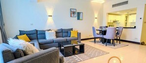 TV - Luxury 2BR • Porto New Cairo • Pool & 3 Baths (New Cairo 1)