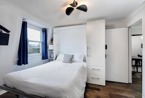 Quarto casal conforto, 1 cama de casal, para não fumantes, vista para a cidade