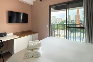 Comfort-Apartment, Balkon, Stadtblick