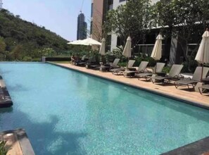 Condo, 1 Bedroom, Private Pool | Pool - Pattaya Studio Walk to Beach Walking Street (Pattaya)