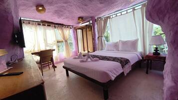 Quarto casal luxo, vista para a cidade