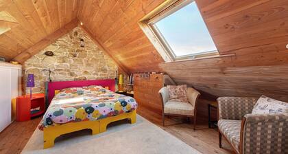 Chambre dâhĂŽtes « Chez Fred Proche Plage et GR34 » avec vue mer et Wi-Fi