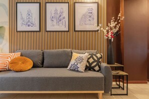 Apartemen Basic, balkon | Area keluarga