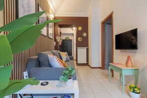 Apartemen Basic, balkon | Area keluarga