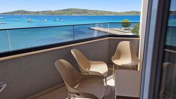 Appartement Confort, 2 chambres, balcon, vue mer | Terrasse/Patio