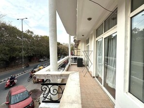 Apartment, Balcony, City View | Balcony view - Fortune Home Service Apartment E-28 1A (New Delhi)