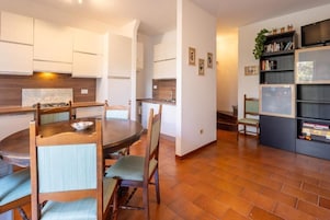 Apartment, Balcony | Living area | Flat-screen TV