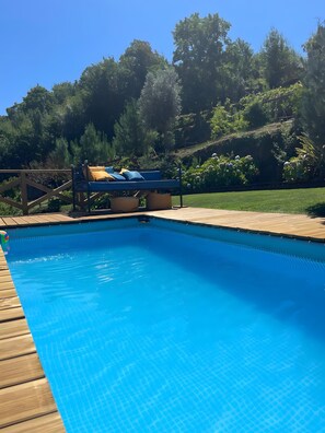 Pool - Chalet 'Casa Da Cavada' with Mountain View, Wi-Fi and Air Conditioning (Espiunca)