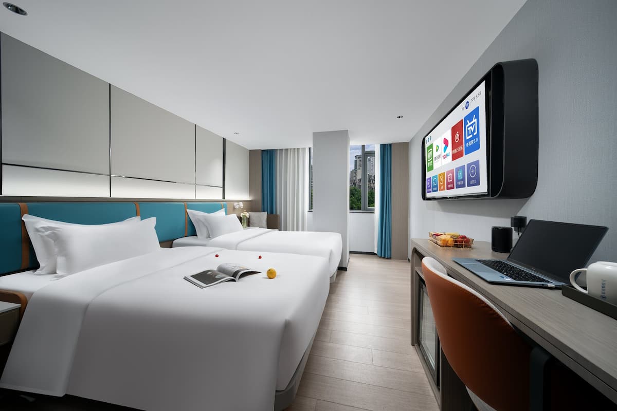 Phòng 2 giường đơn Superior, quang cảnh thành phố