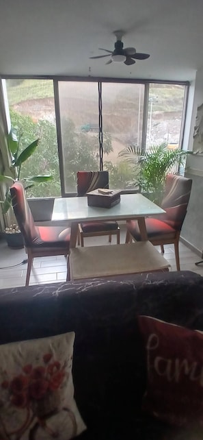 Shared Dormitory, 2 Bedrooms, Balcony, Mountain View | Dining room - Room-secure Building, Walk to Beach, nea (Santa Marta)