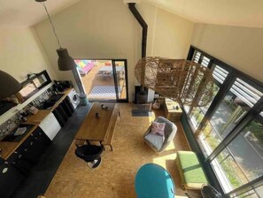 Living area - Junior Oia Suite (Cyclades Island)