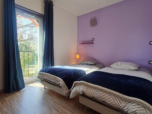 2 chambres, Wi-Fi gratuit, draps fournis