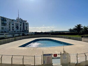 Pool - Bright apartment with sea view - 4 guests (Cap d'Agde)