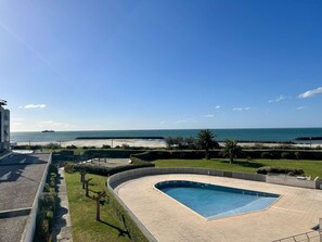 Pool - Bright apartment with sea view - 4 guests (Cap d'Agde)
