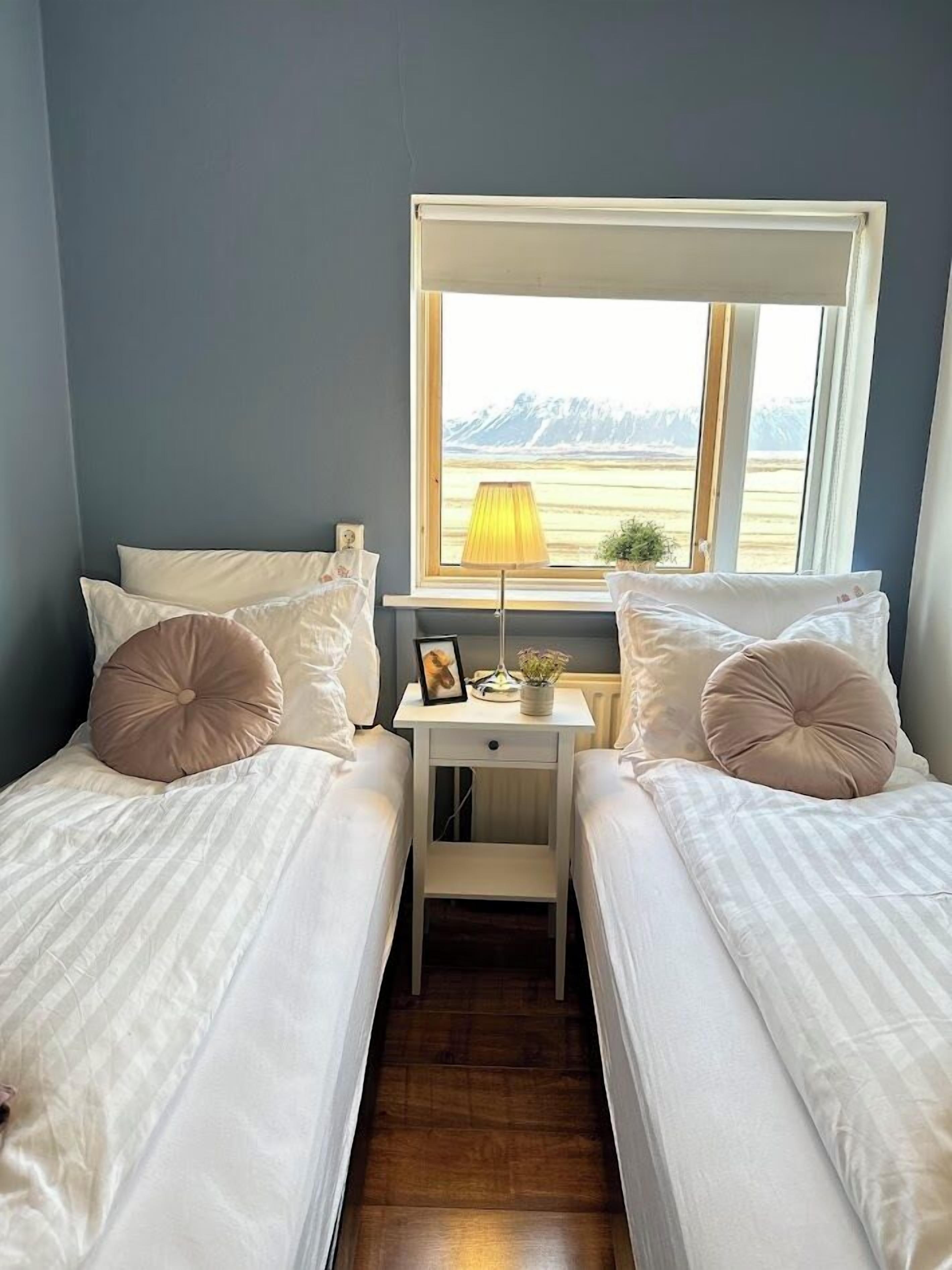 Camera Basic con letto matrimoniale o 2 letti singoli, vista montagna