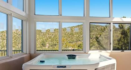 New Listing! Views for Miles | Pool + Hot Tub | Group Retreat