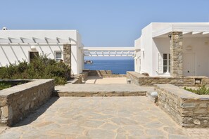 Terrace/patio - Aegean Villa | Enjoy Panoramic Sea Views & Stunning Sunsets in Privacy (Paros Island)