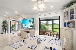 Dining - Seaside Links: Beautiful Home in The Dunes Overlooking the Golf Course (Sanibel)