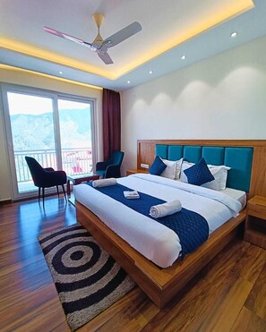 Premium Room, Mountain View | Desk, laptop workspace, iron/ironing board, free WiFi - Hotel Luxeevista By Navodayans  (Dalhousie)