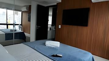 1 多间卧室、熨斗/熨衣板、上网接入、床单