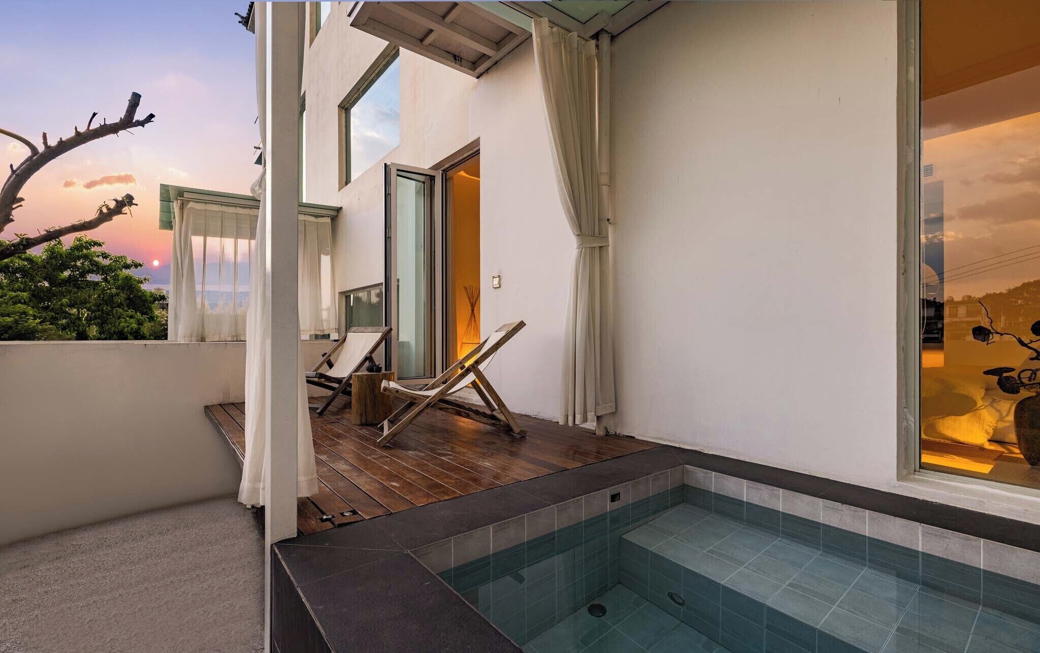 Chambre Double Luxe, vue montagne | Piscine privée