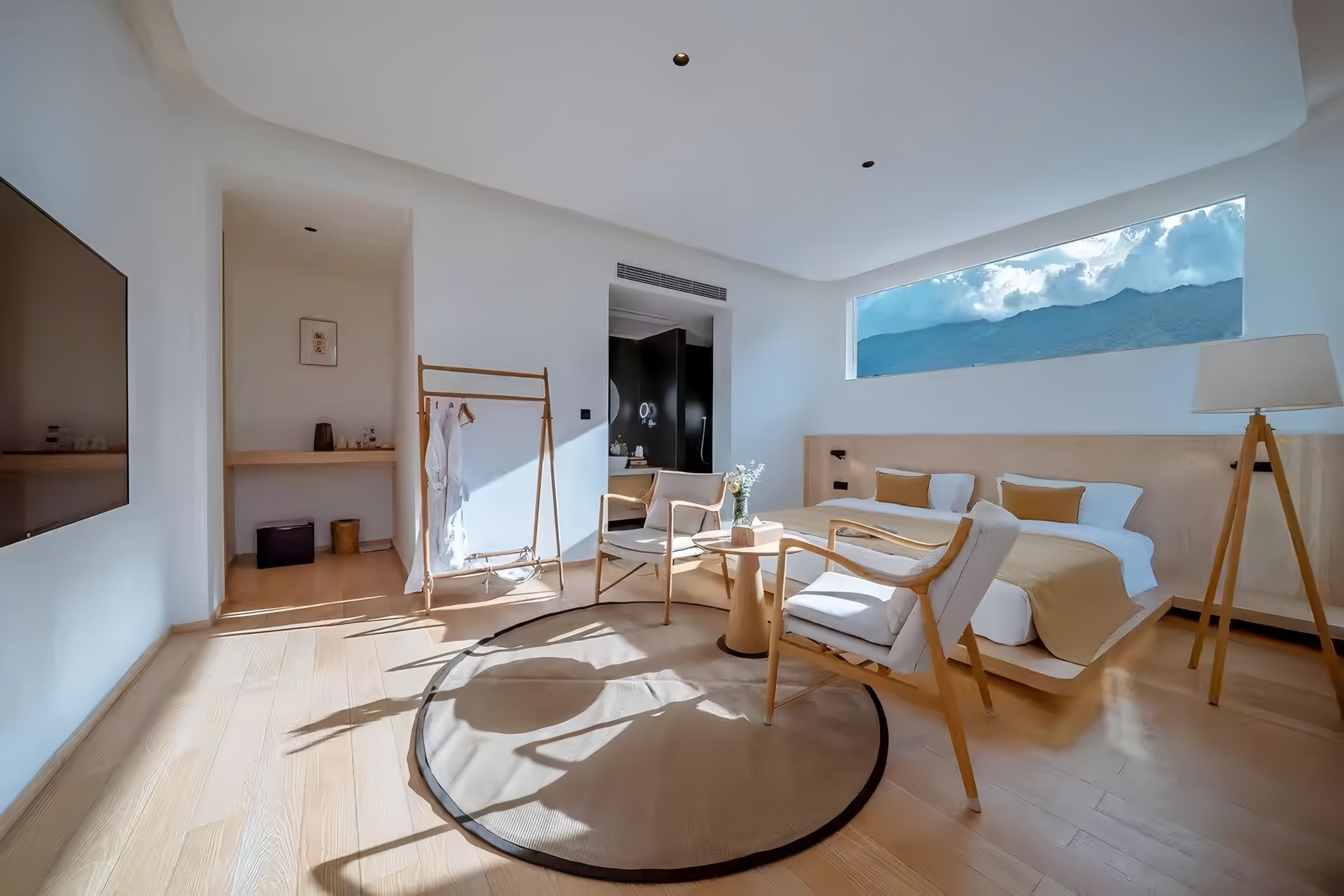 Standaard tweepersoonskamer, uitzicht op bergen