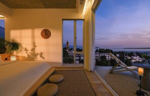 Quarto casal superior, vista parcial para o lago | Vista do quarto