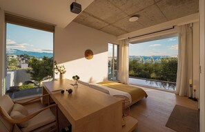 Senior tweepersoonskamer, uitzicht op bergen | Kameruitzicht