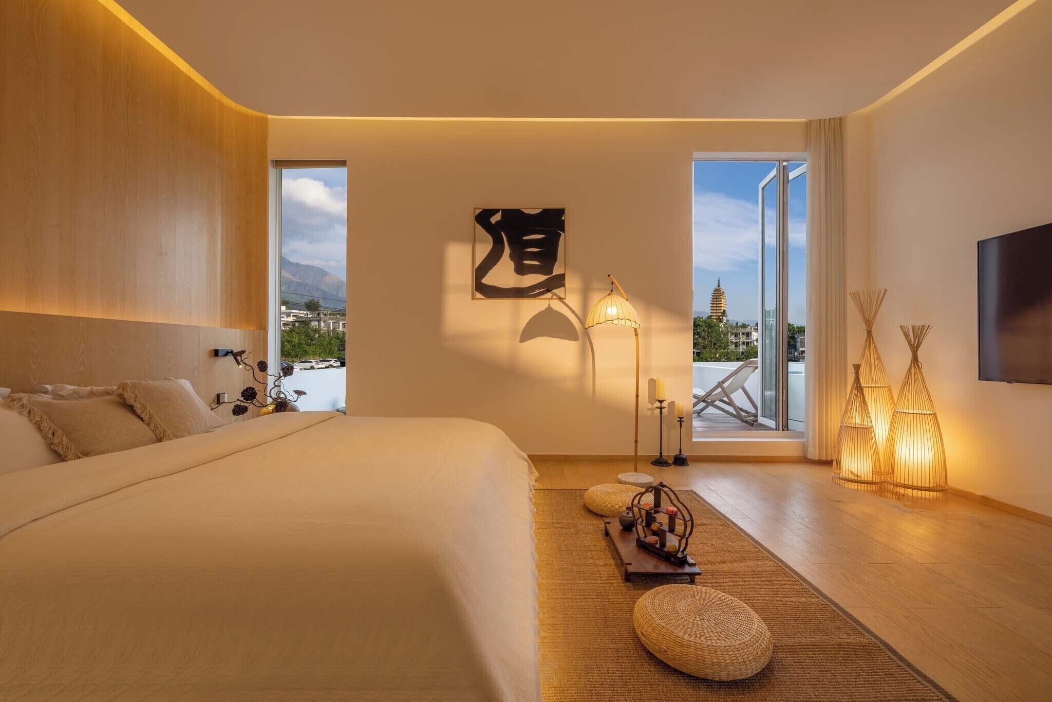 Habitación de lujo doble, vistas a la montaña | Cortinas opacas y sistema de insonorización
