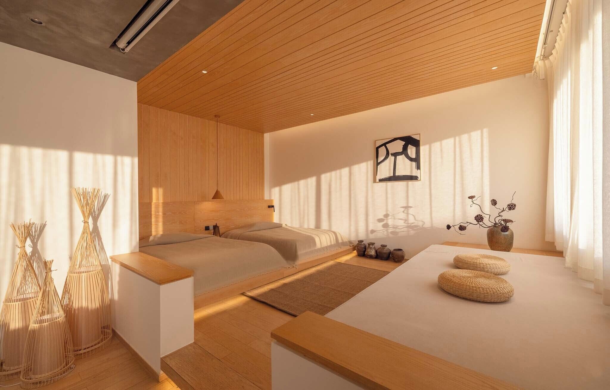 Superior Twin kamer, uitzicht op binnenplaats