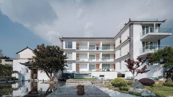 Voorkant van accommodatie