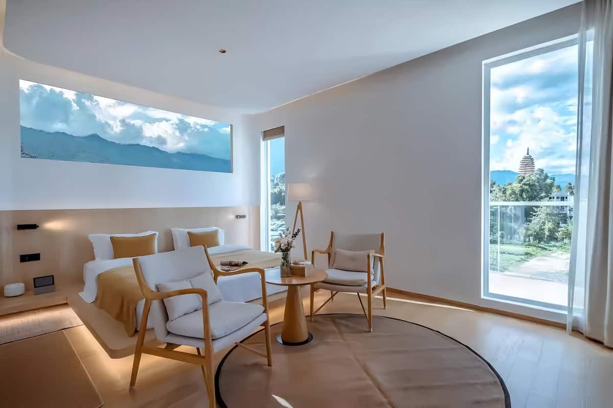 Chambre Double Standard, vue montagne