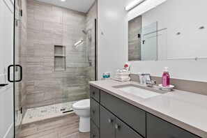 Hair dryer, towels