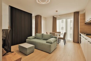 Living area - Nest Inn Jasmine Apartment (Oradea)